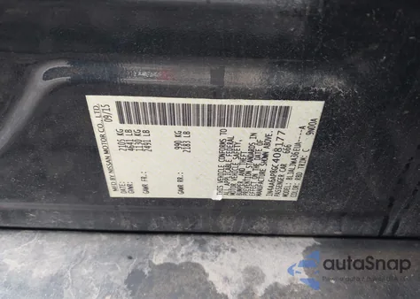 2016 Nissan Maxima 3.5 Sv from USA, damaged, VIN 1N4AA6AP8GC408177